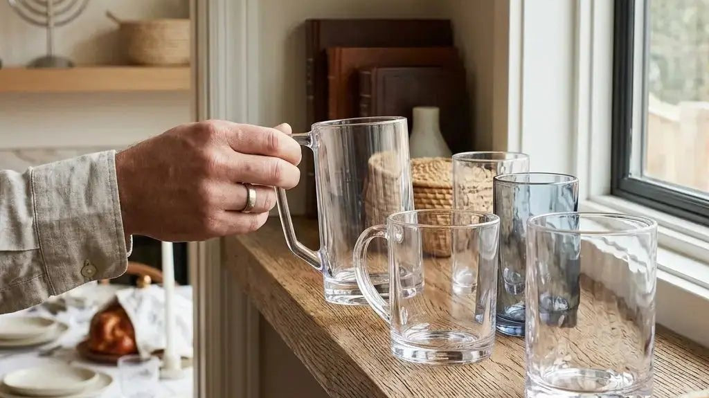 7 Best Modern Lucite Washing Cups for Contemporary Jewish Homes - Waterdale Collection