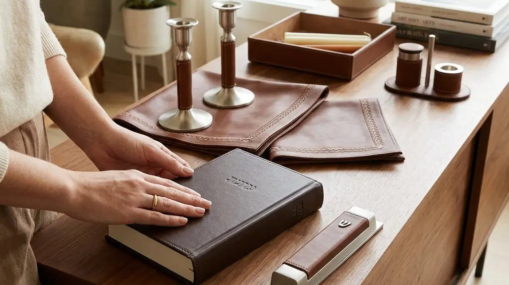 7 Best Premium Leather Judaica Choices for Modern Jewish Homes - Waterdale Collection