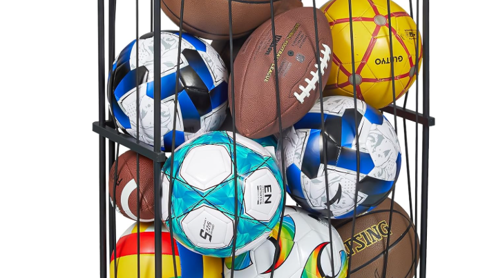 If you have a basketball hoop and have basketballs flying all over