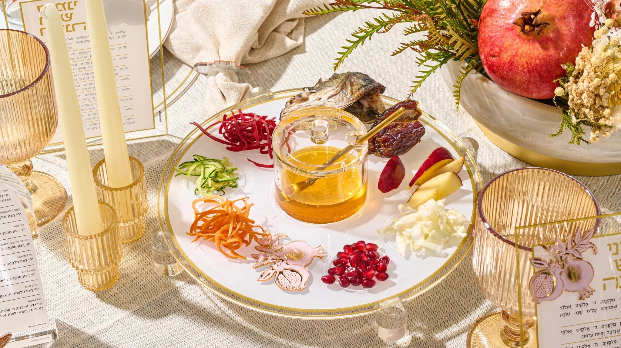 Rosh Hashanah Simanim: 5 Questions for a Beautiful Table - Waterdale Collection