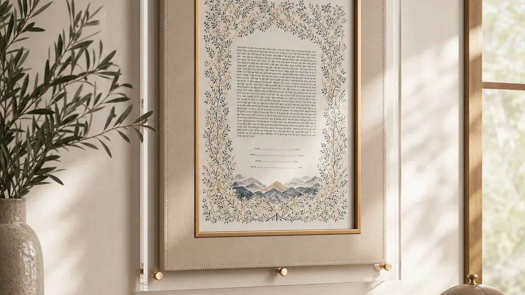Best Ketubah and Ritual Document Displays for Modern Jewish Homes - Waterdale Collection