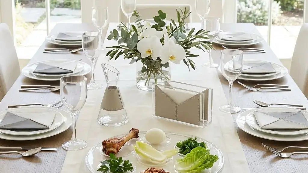 Best Modern Passover Table Decor Brands for a Chic and Minimalist Seder - Waterdale Collection