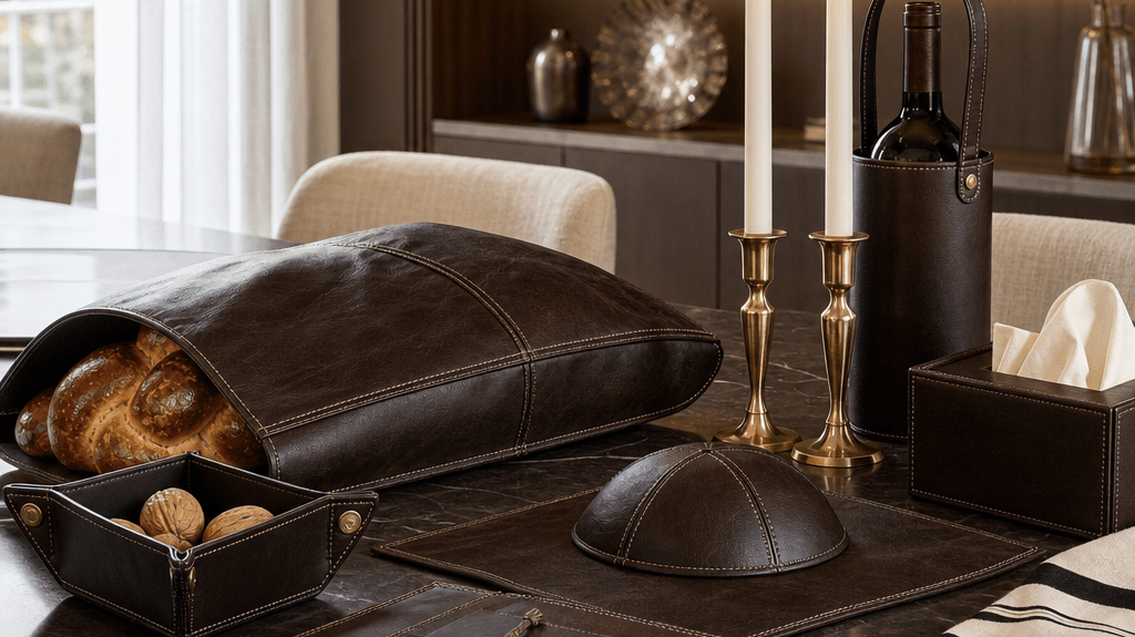 Best Premium Leather Judaica for Sophisticated Jewish Homes - Waterdale Collection