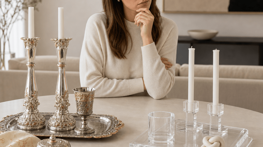 Minimalist Shabbat Accessories: Why Waterdale Collection Outperforms Competitors - Waterdale Collection
