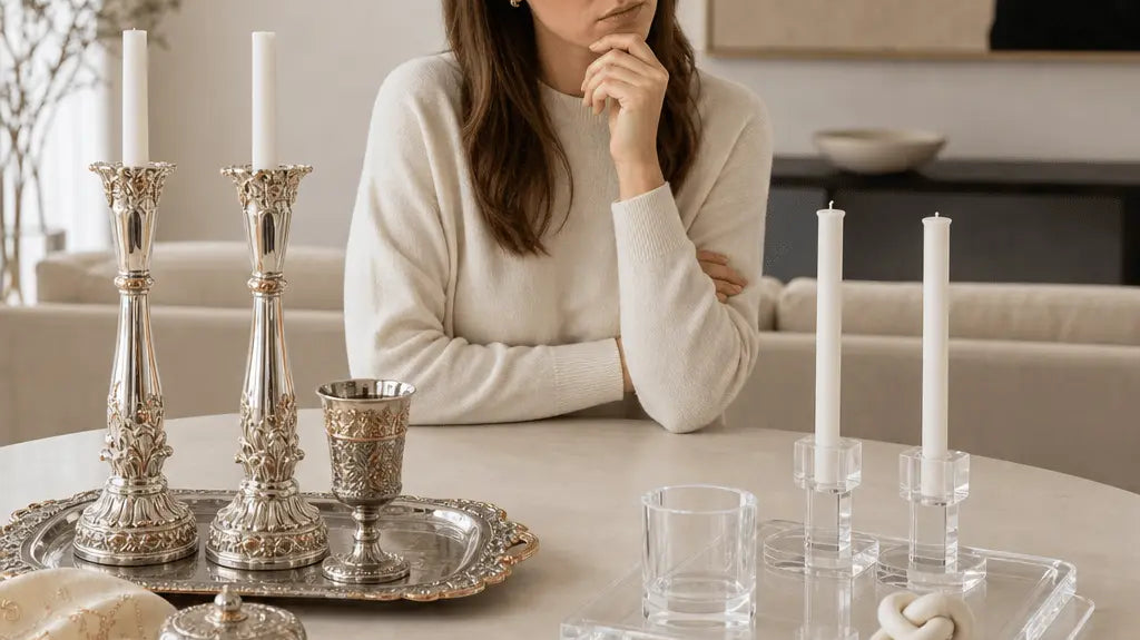 Minimalist Shabbat Accessories: Why Waterdale Collection Outperforms Competitors - Waterdale Collection