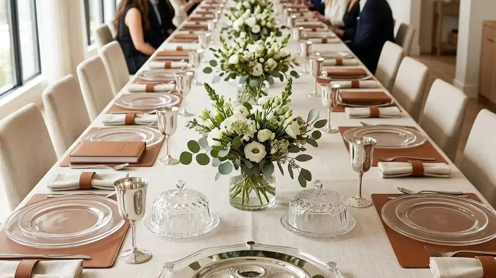 Modern Passover Tabletop Decor for Large Seders: Hosting With Style - Waterdale Collection