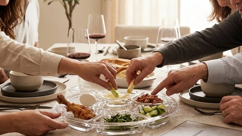 Modern Seder Plates That Elevate Your Passover Table Design - Waterdale Collection