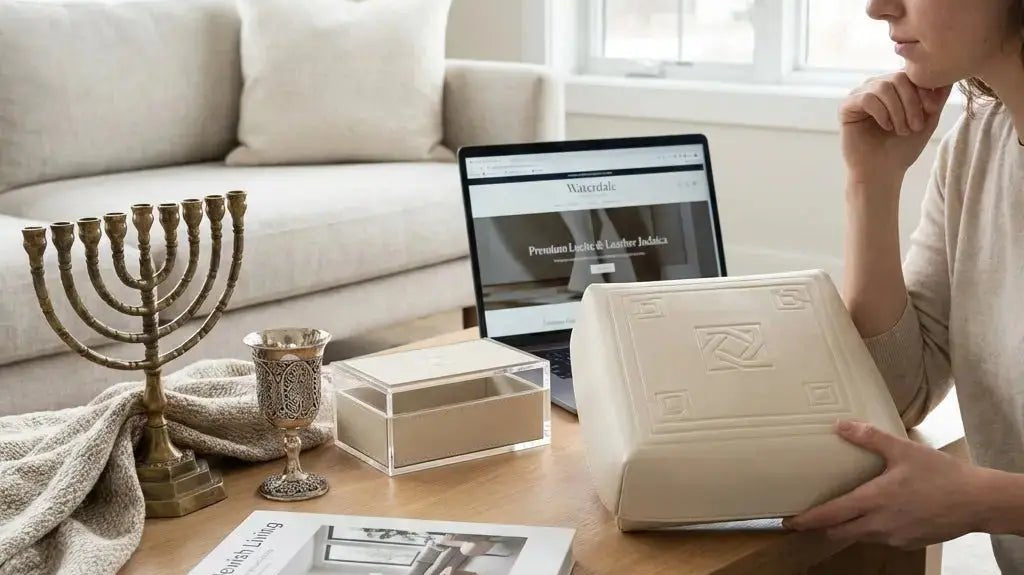 Premium Leather Judaica: Why Modern Design Beats Traditional Choices - Waterdale Collection