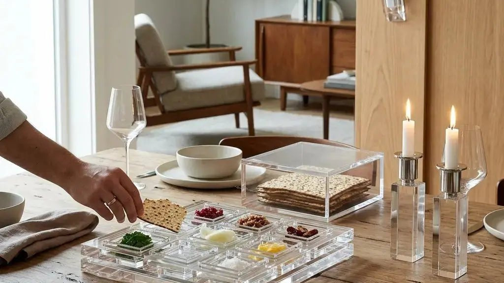 Premium Lucite Judaica Products for Modern Jewish Homes - Waterdale Collection
