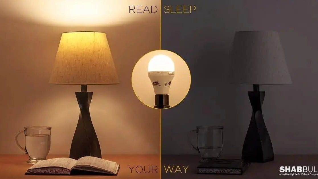 Shabbos lamp with a statement - Waterdale Collection