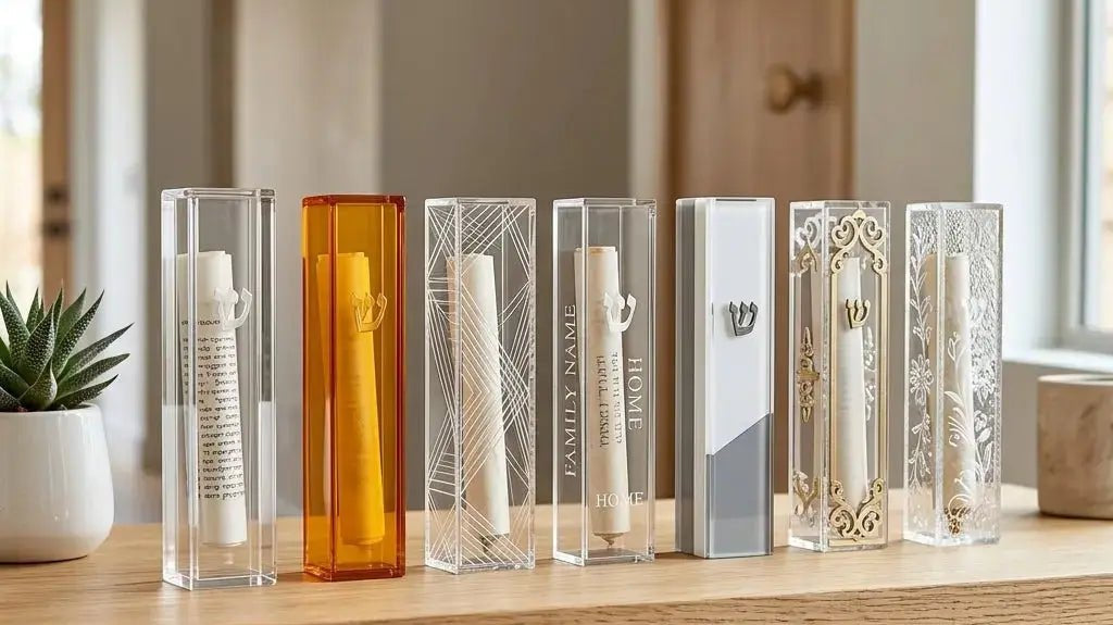 Top 7 Lucite Mezuzah Case Design Styles: From Minimalist to Ornate - Waterdale Collection
