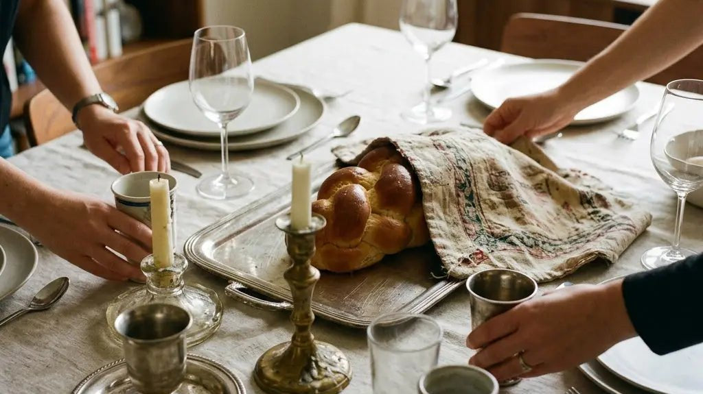 Upgrade Your Table with Premium Designer Shabbat Accessories for Modern Homes - Waterdale Collection