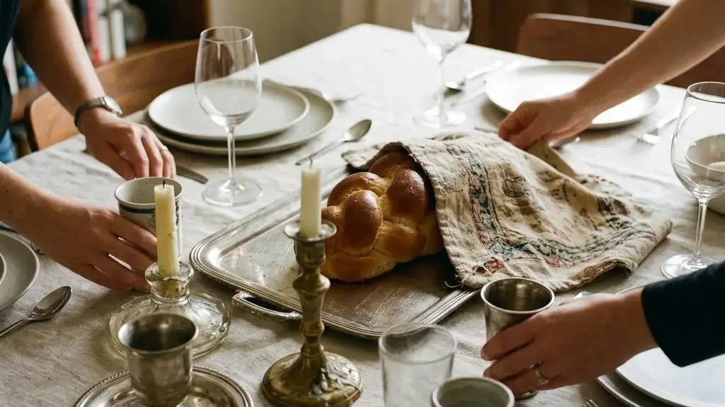 Upgrade Your Table with Premium Designer Shabbat Accessories for Modern Homes - Waterdale Collection