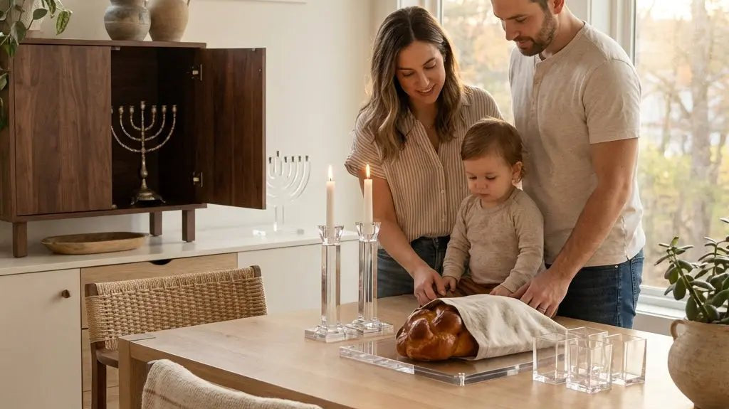 Why Modern Jewish Homes Are Choosing Lucite Over Traditional Silver - Waterdale Collection