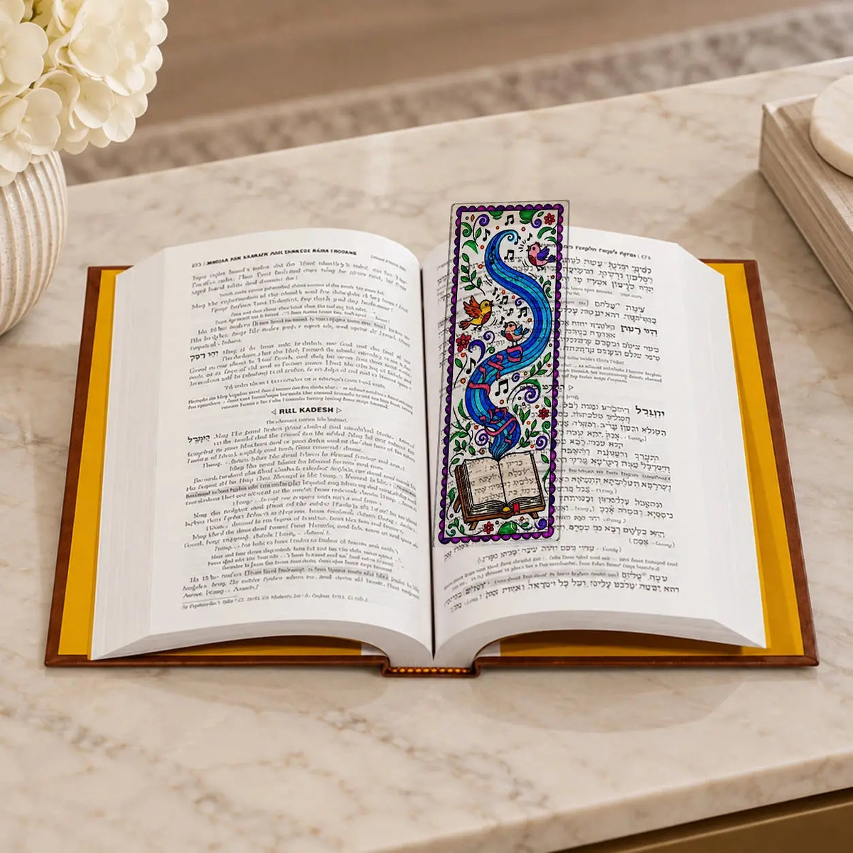 Color It Acrylic Bird Siddur Bookmark by Color It Acrylic