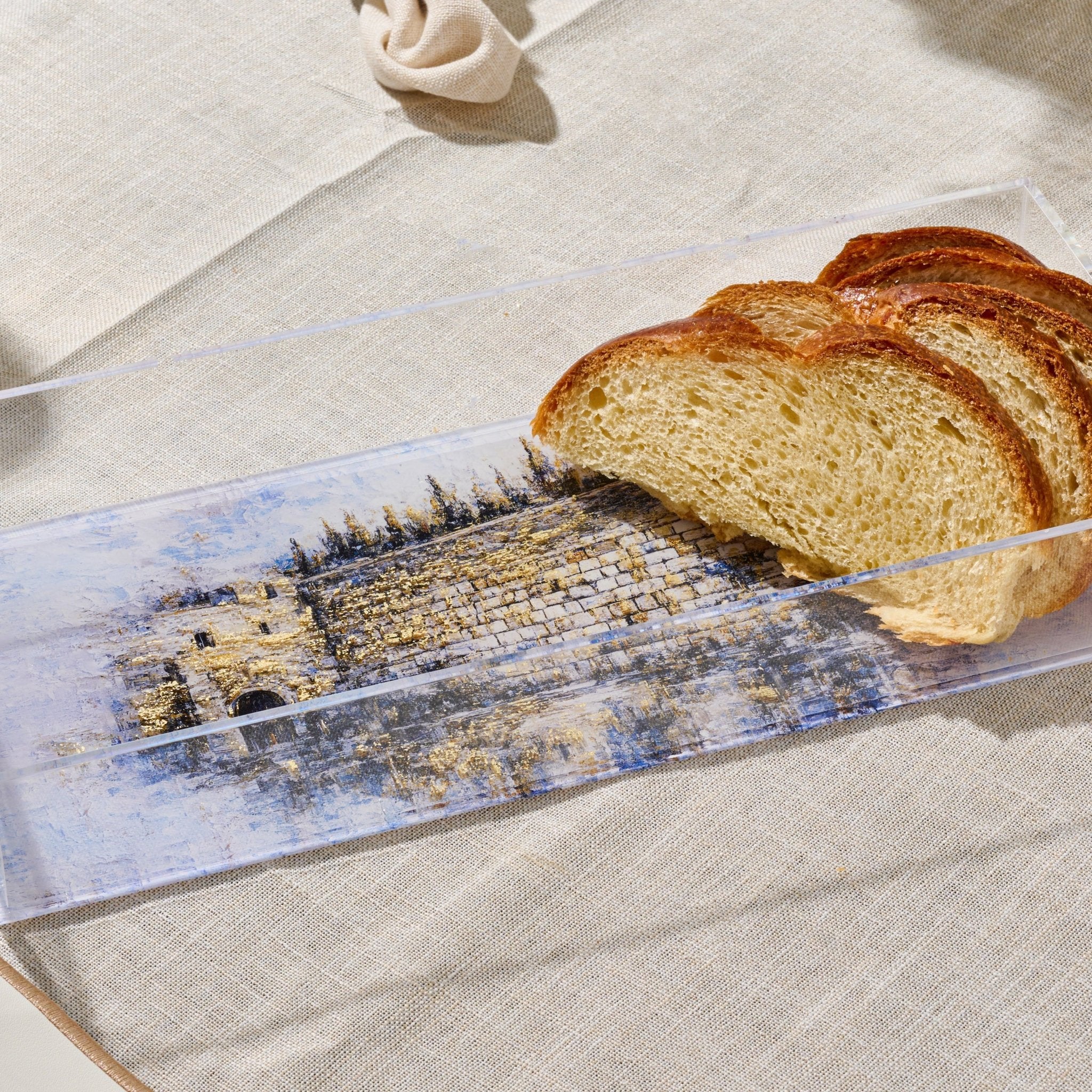 Kosel Teal Bread Tray Tray - Waterdale Collection