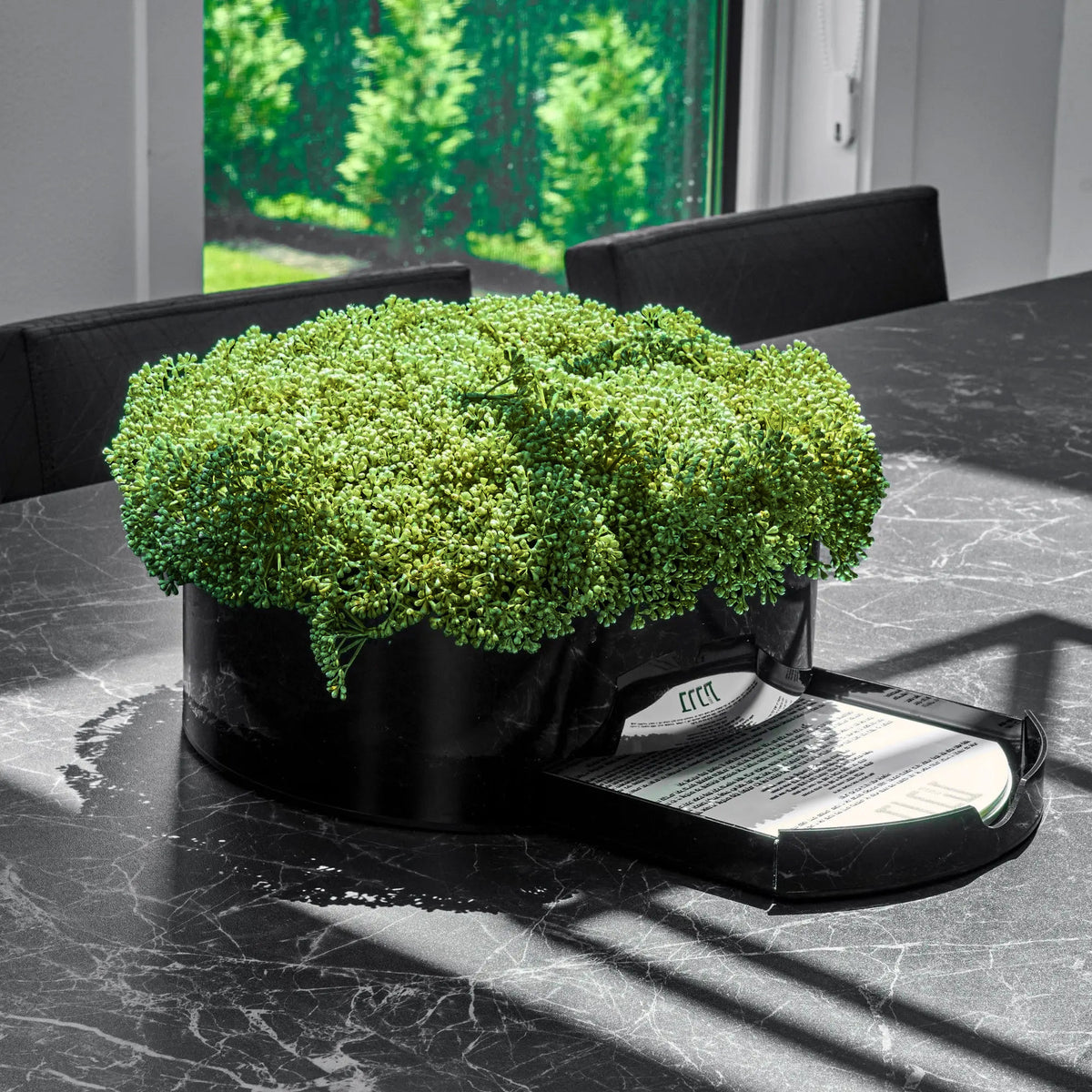 Greenery Round Vase Bencher Set by Waterdale Collection