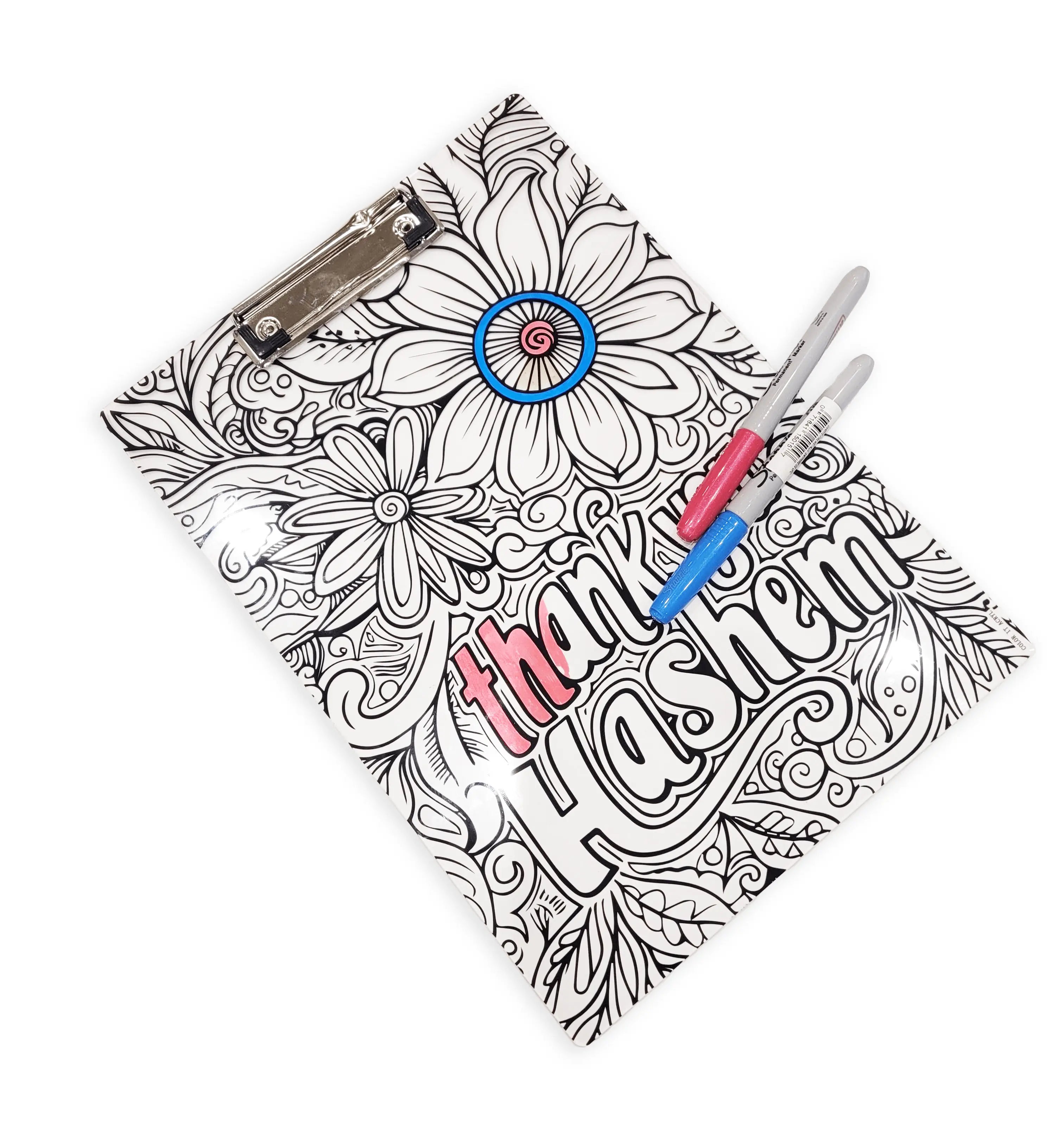 Color it Acrylic Thank you Hashem Clipboard - Waterdale Collection