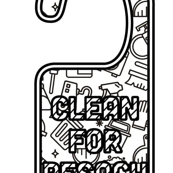 Color it Acrylic Pesach Door Hanger - Waterdale Collection