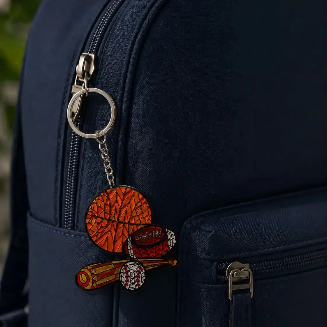 Color it Acrylic Sports Keychain - Waterdale Collection