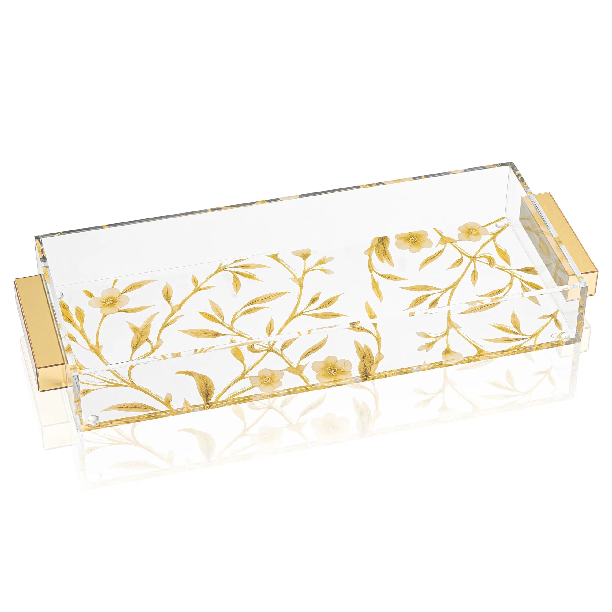 Floral Bird Bread / Towel Tray - Waterdale Collection