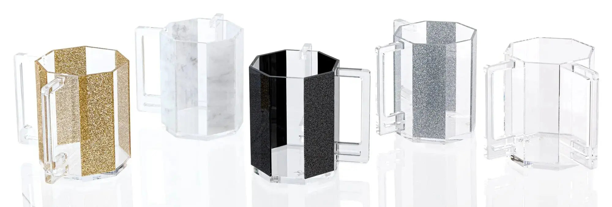 Hexagon Washing Cup (Gold) - Waterdale Collection