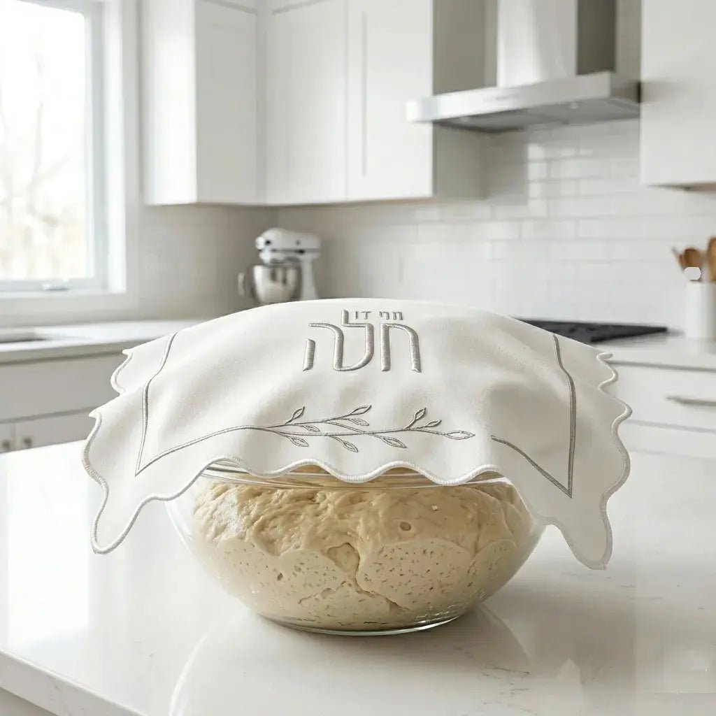 Leaf Hafrashas Challah Cover - Waterdale Collection