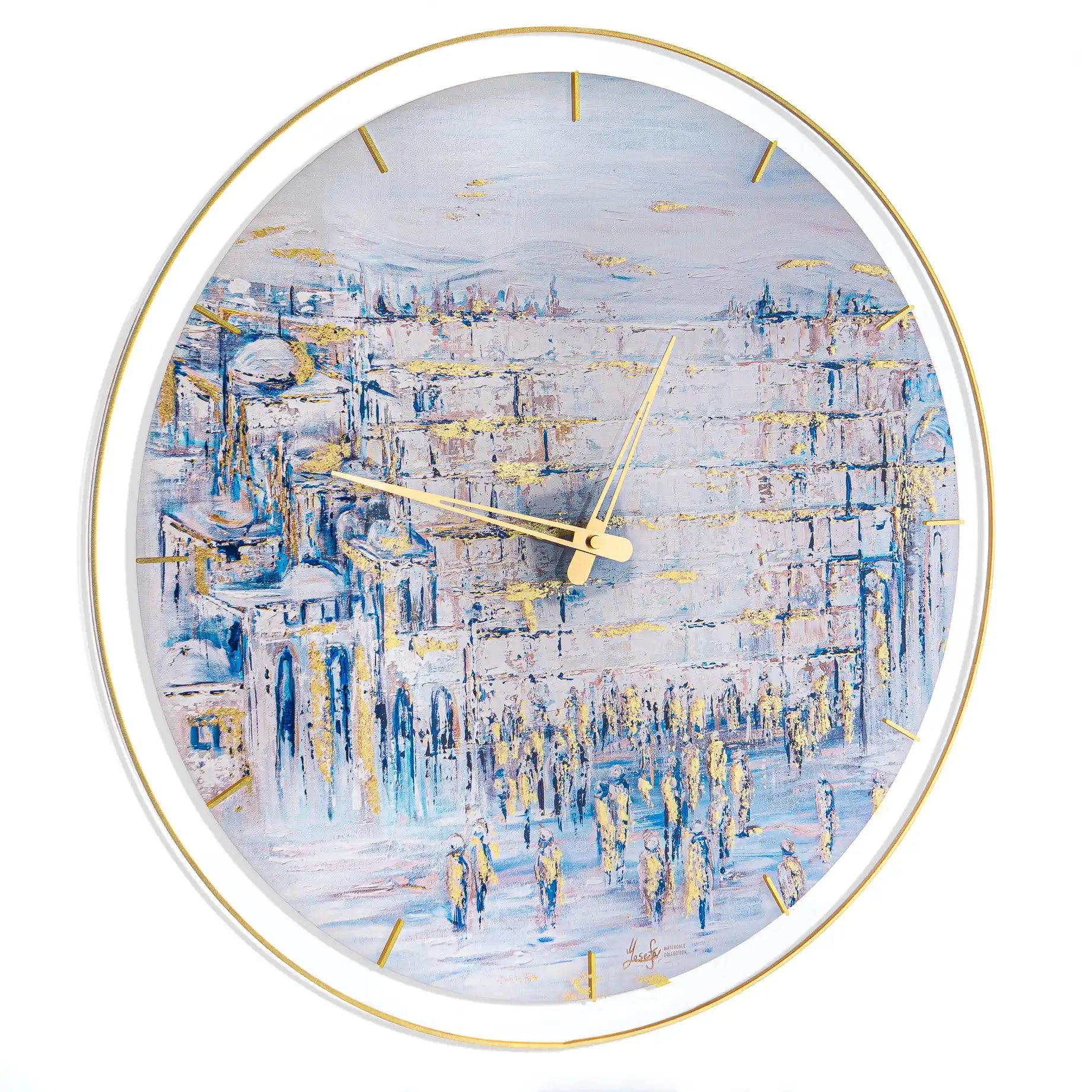 Painted by Yosefa Kosel Clock - Waterdale Collection