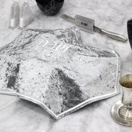 Painted Challah Board & Cover Set - Waterdale Collection