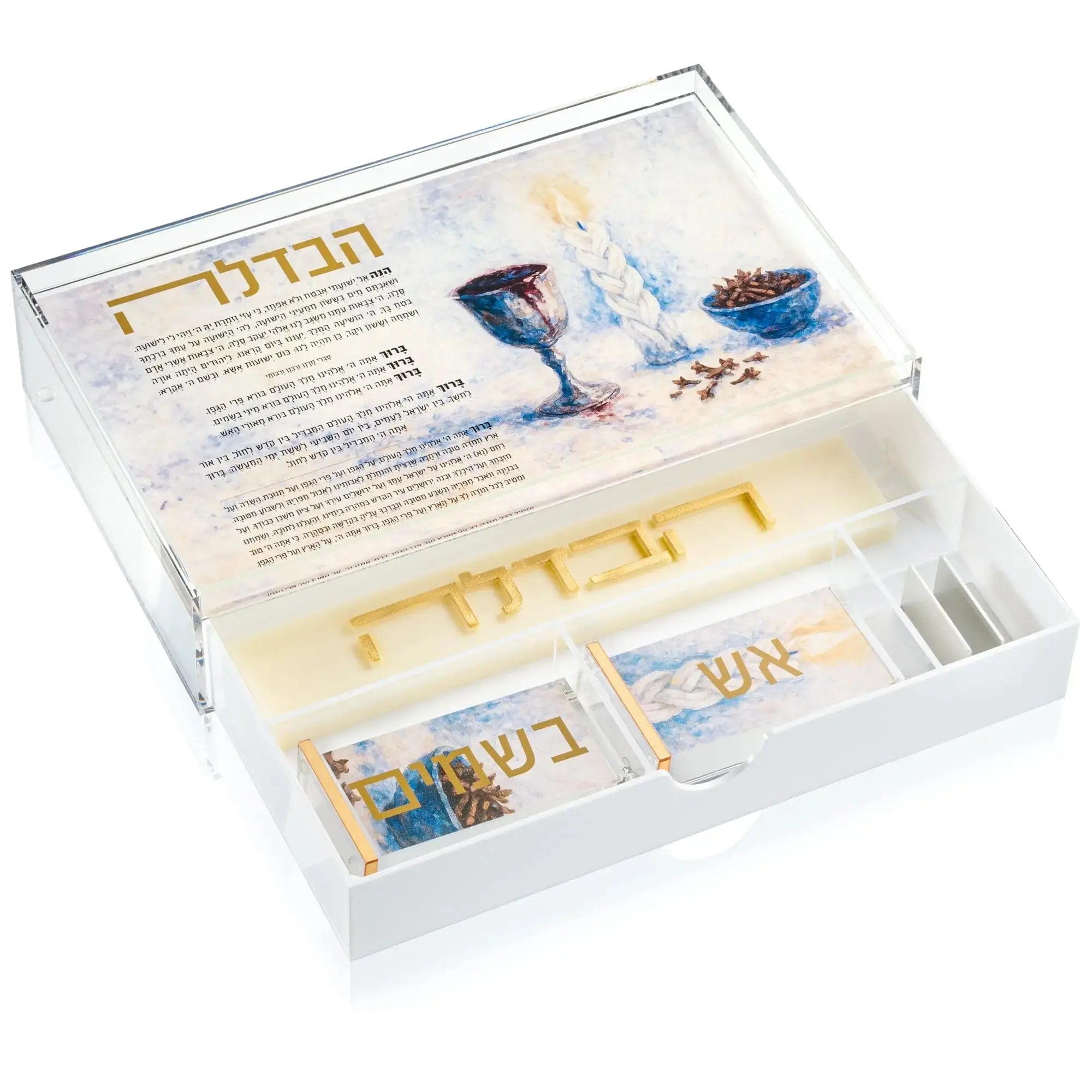 Painted Havdalah Set - Waterdale Collection
