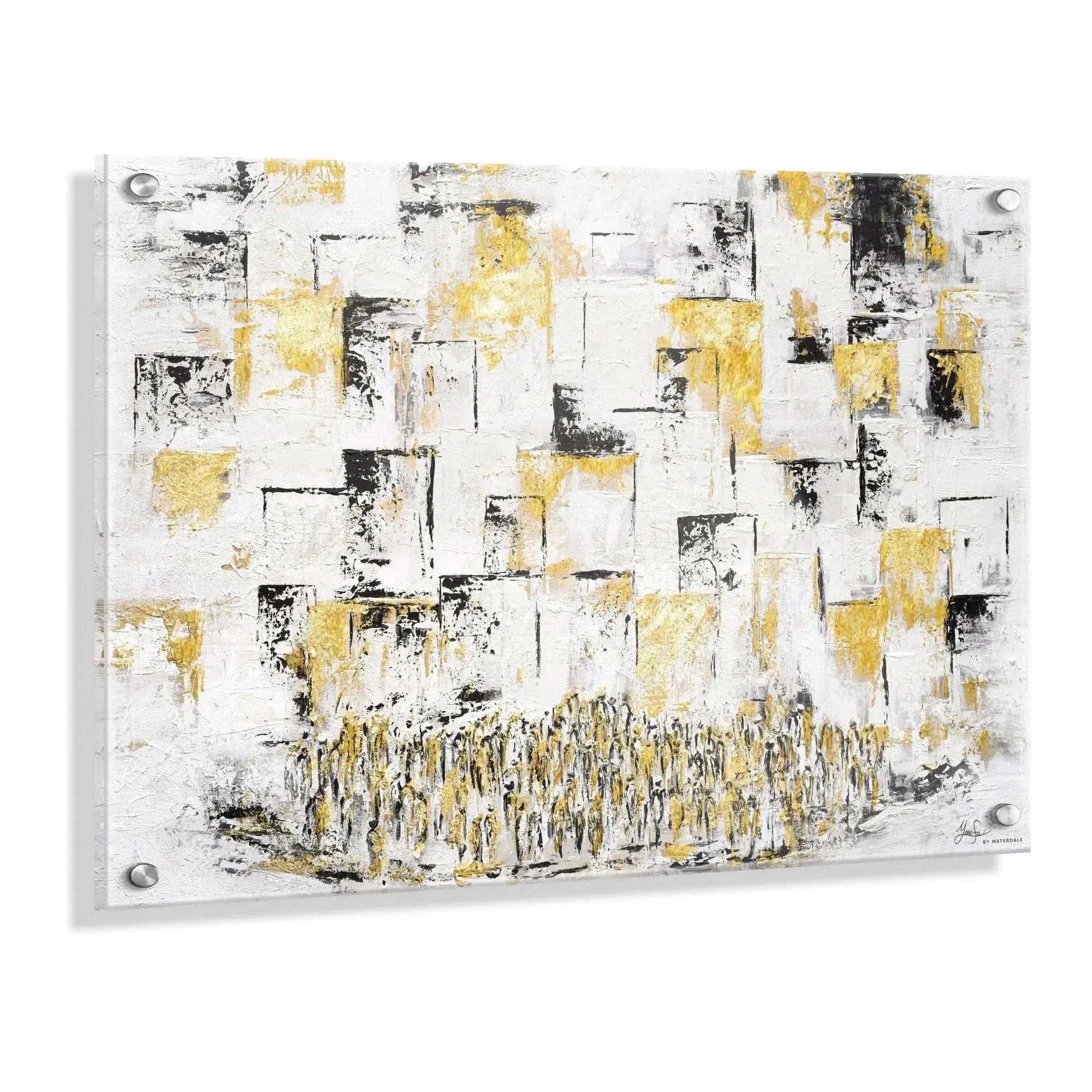 Painted Kosel in Black, Gold, and White - Waterdale Collection