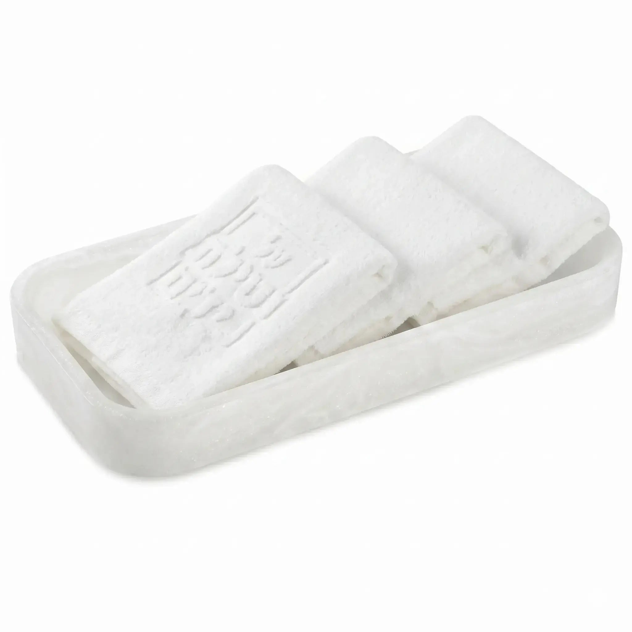 Resin Netilas Yadayim Towel Box with Towels - Waterdale Collection