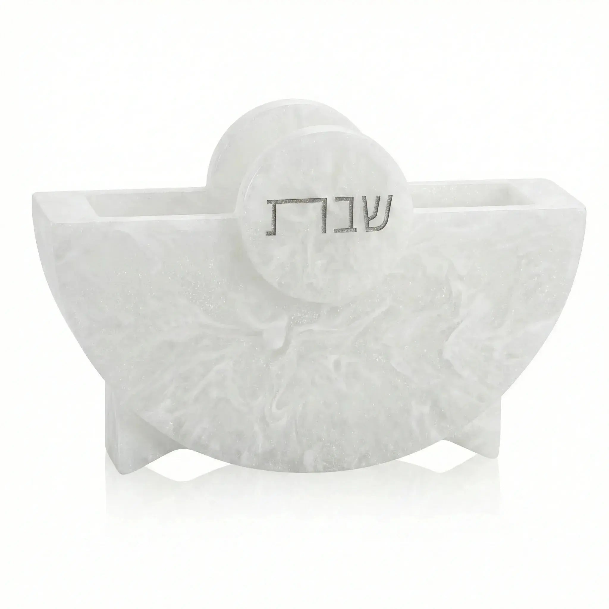 Round Shabbos Resin Napkin Holder - Waterdale Collection