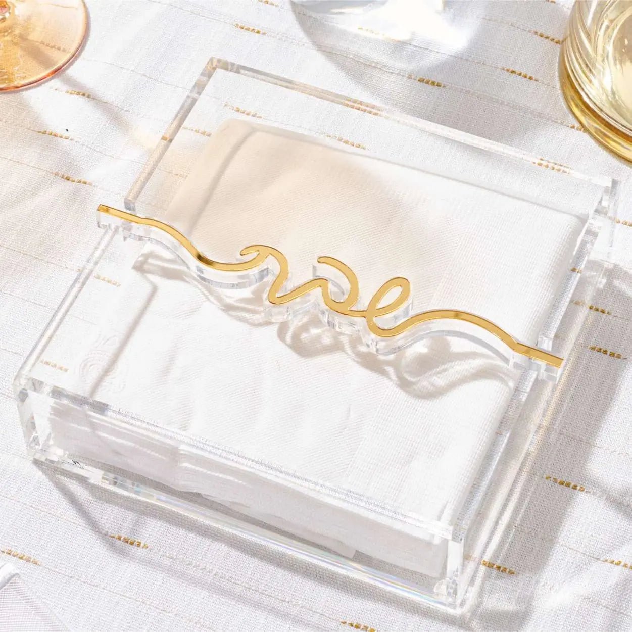 Shabbos Bar Napkin Holder - Waterdale Collection
