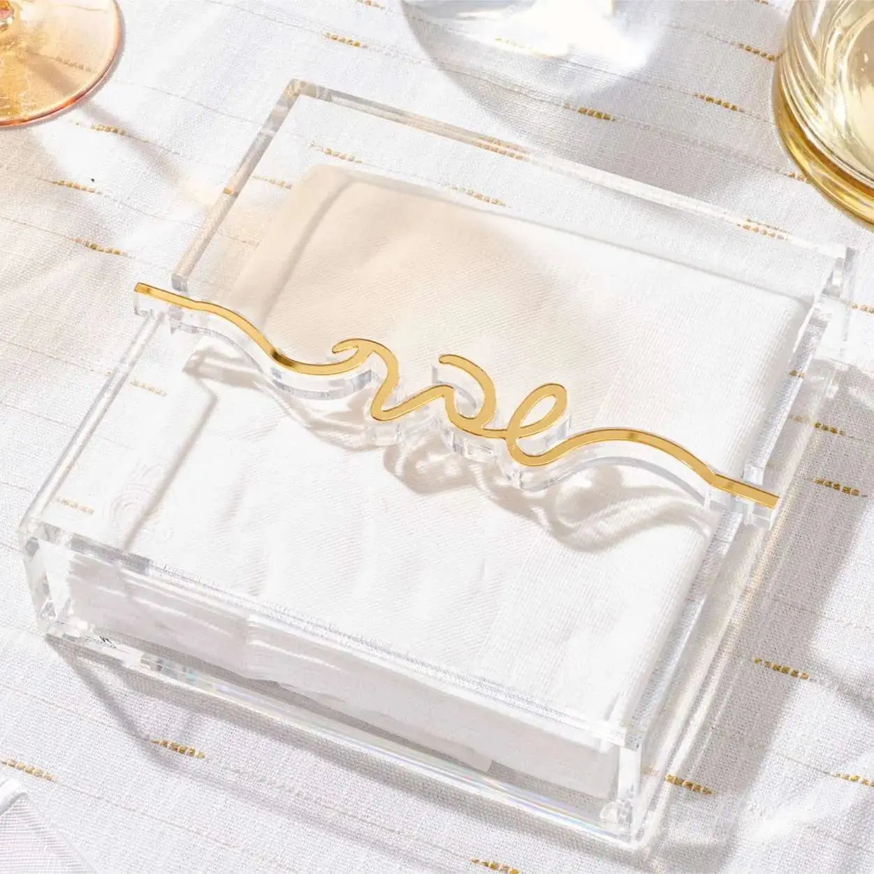 Shabbos Bar Napkin Holder - Waterdale Collection