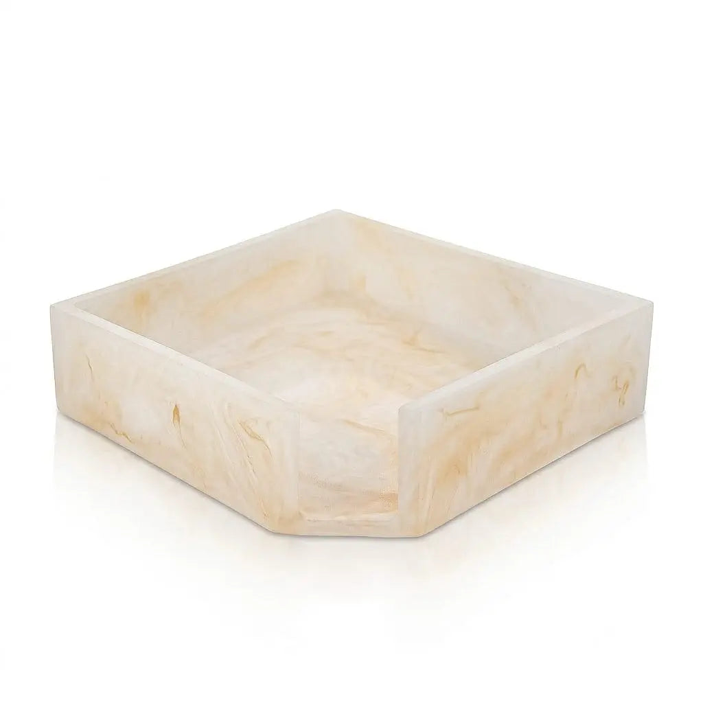 Square Resin Napkin Holder - Waterdale Collection