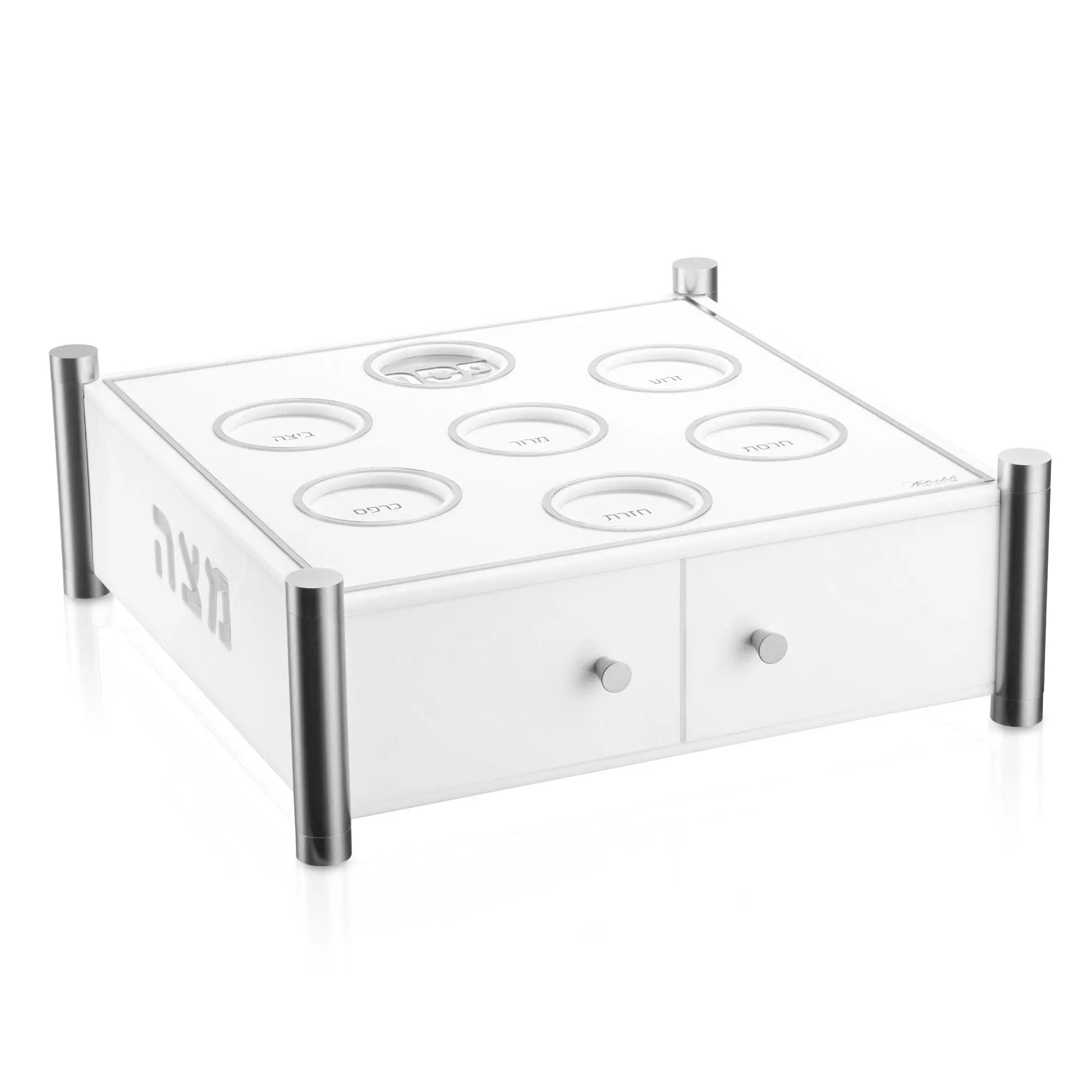 3 Level Kearah (Seder Plate) / Matzah Box - Waterdale Collection
