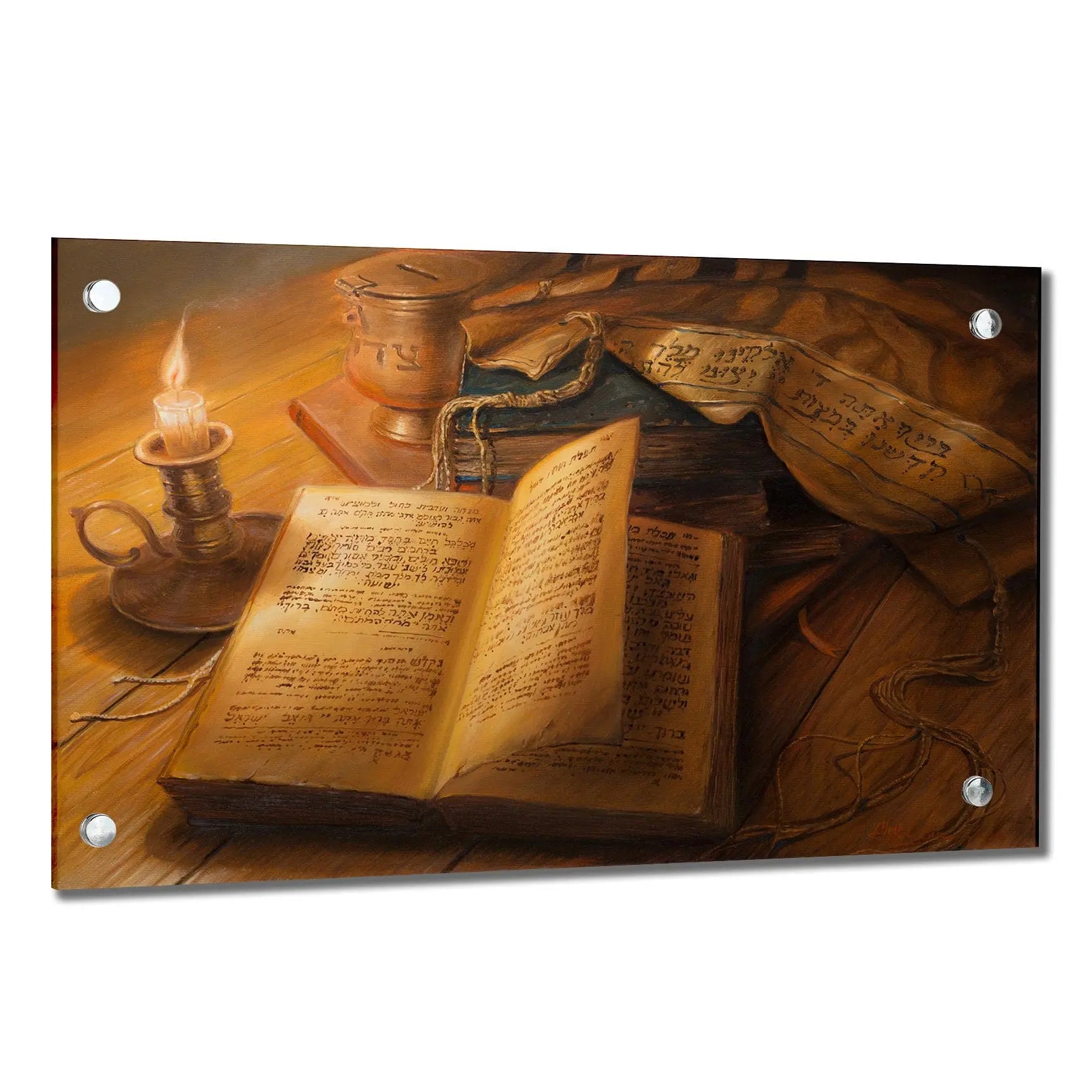 Alex Levin After Prayer Painting - Waterdale Collection