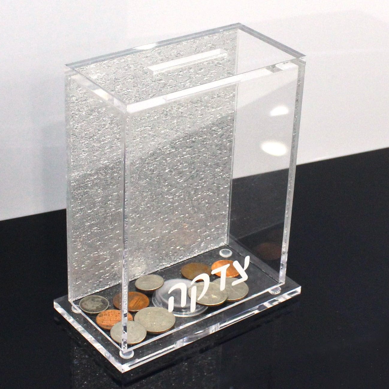 Back Color Tzedakah Box - Waterdale Collection