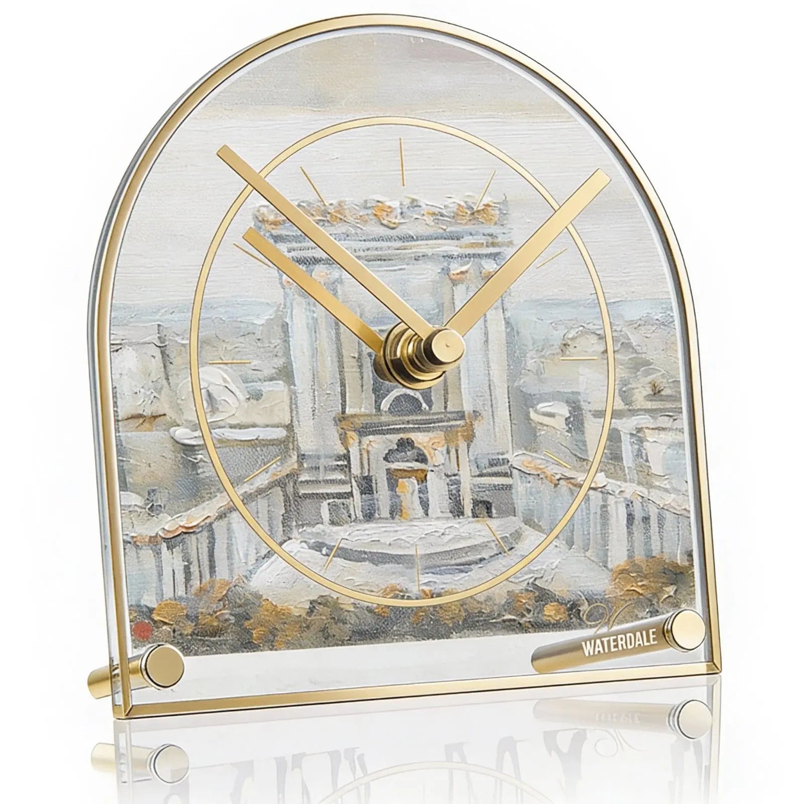 Bais Hamikdash Basic Desk Clock - Waterdale Collection