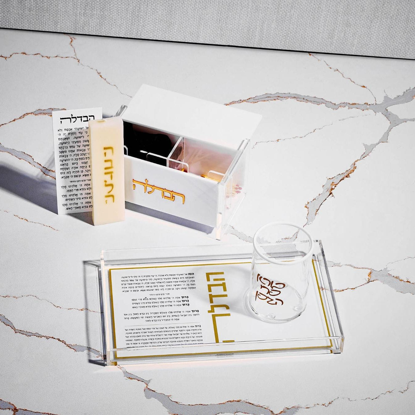 Basic Havdalah Plate - Waterdale Collection