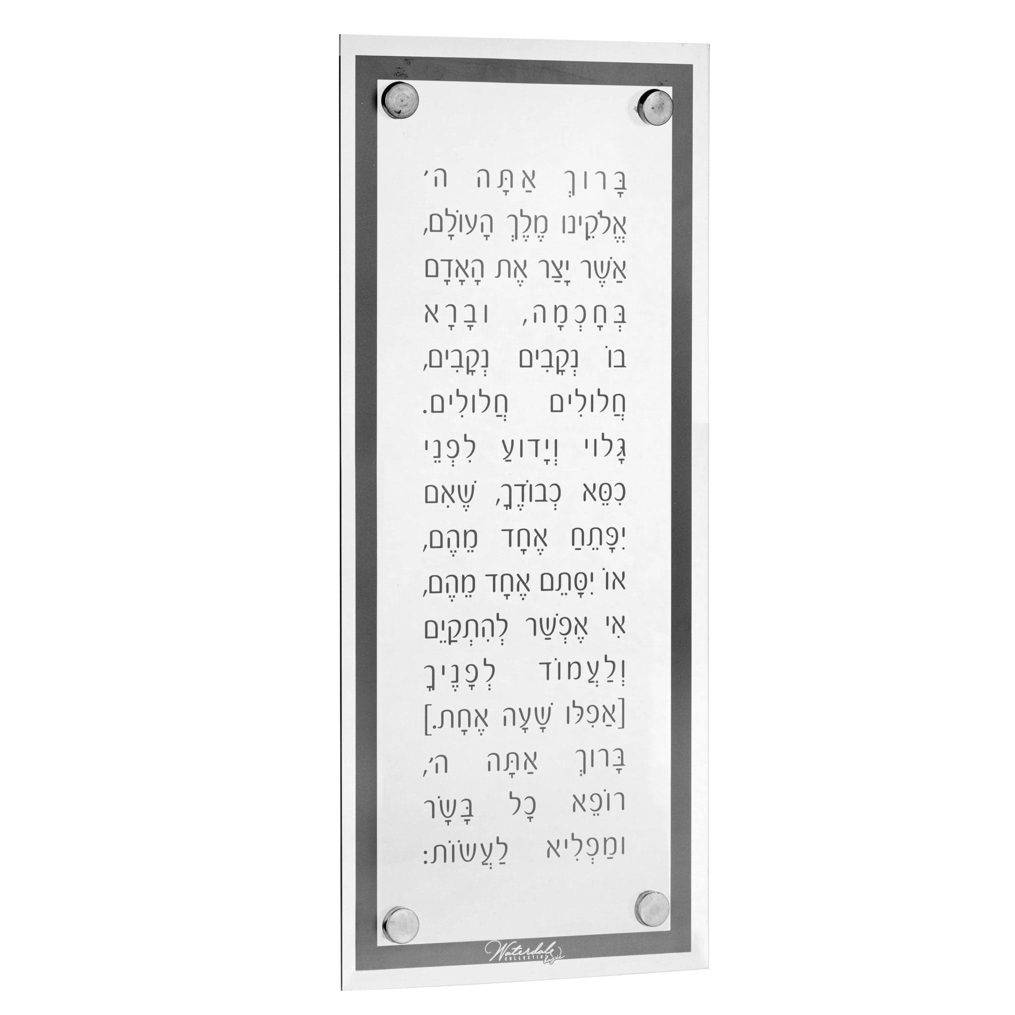 Basics Modern Asher Yatzar - Waterdale Collection