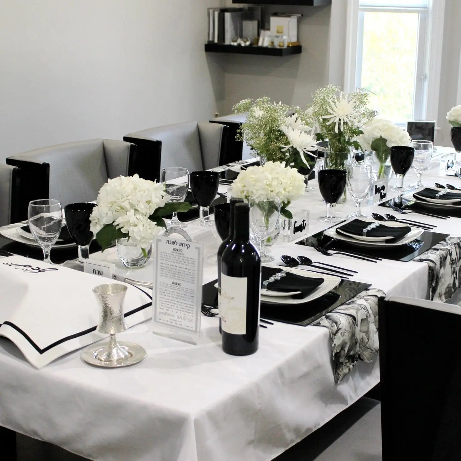 Black & White Tablescape - Waterdale Collection