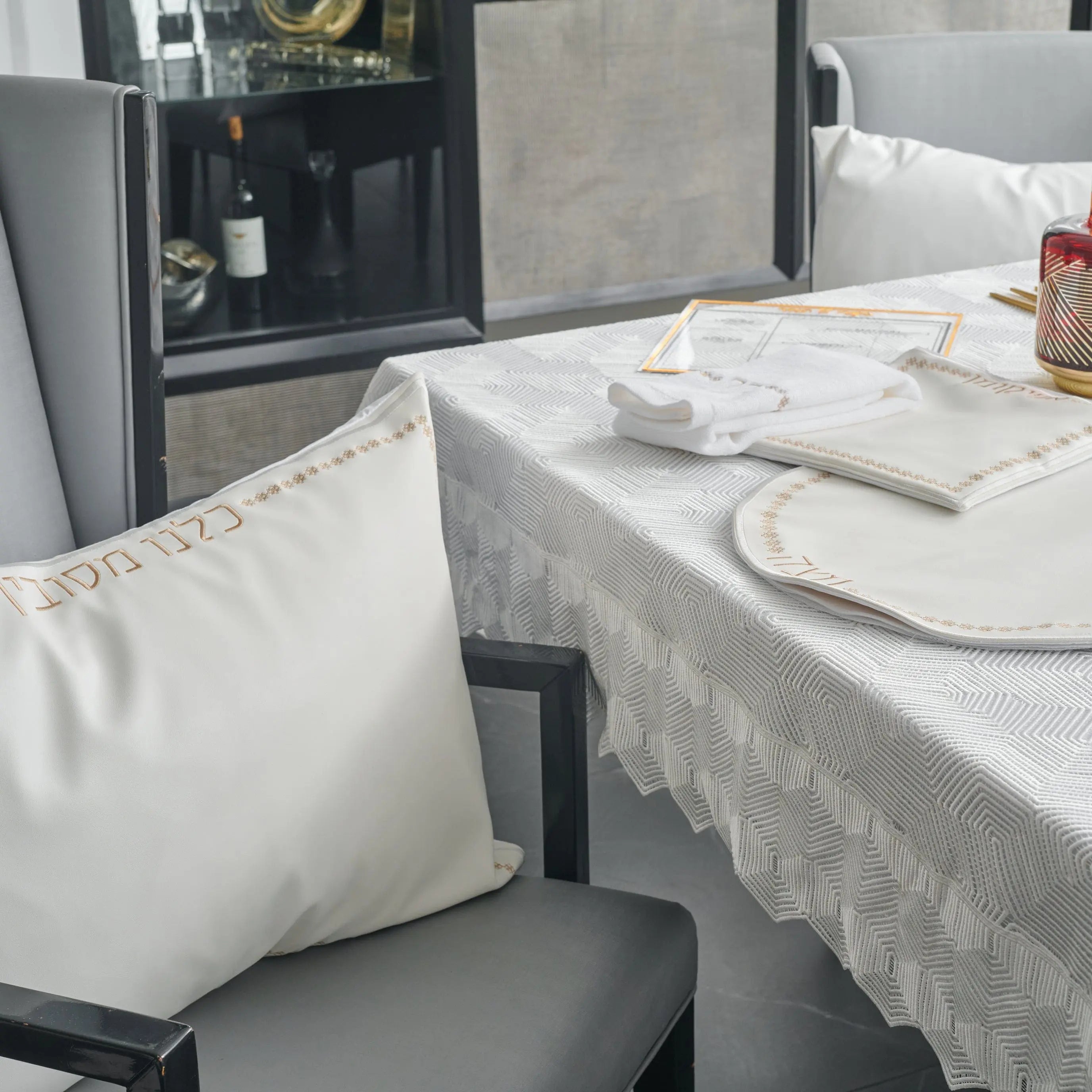 Inspired Leather Pesach Set - Waterdale Collection