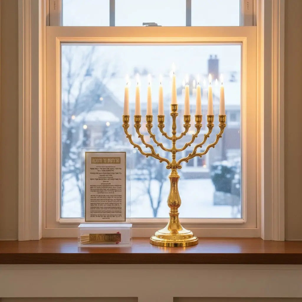 Classic 2.0 Chanukah Brachos Match Cloche - Waterdale Collection