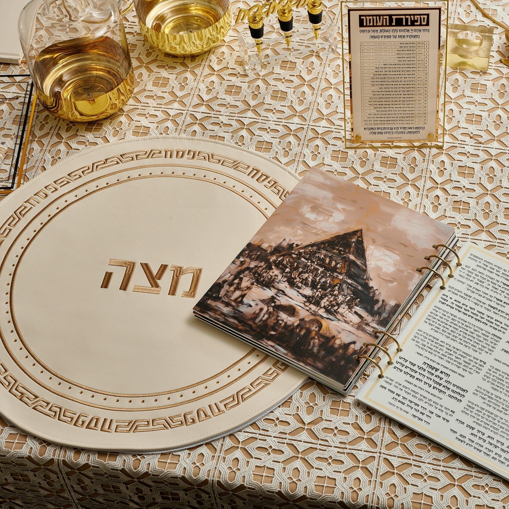 Classic 2.0 Pesach 2024 Tablescape - Waterdale Collection
