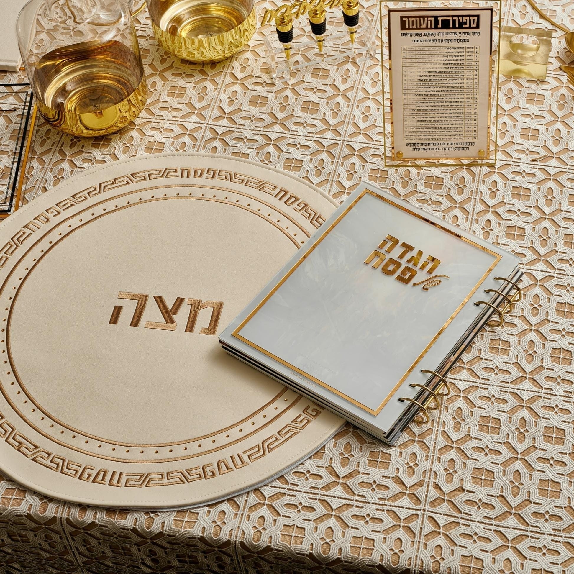 Classic 2.0 Pesach 2024 Tablescape - Waterdale Collection