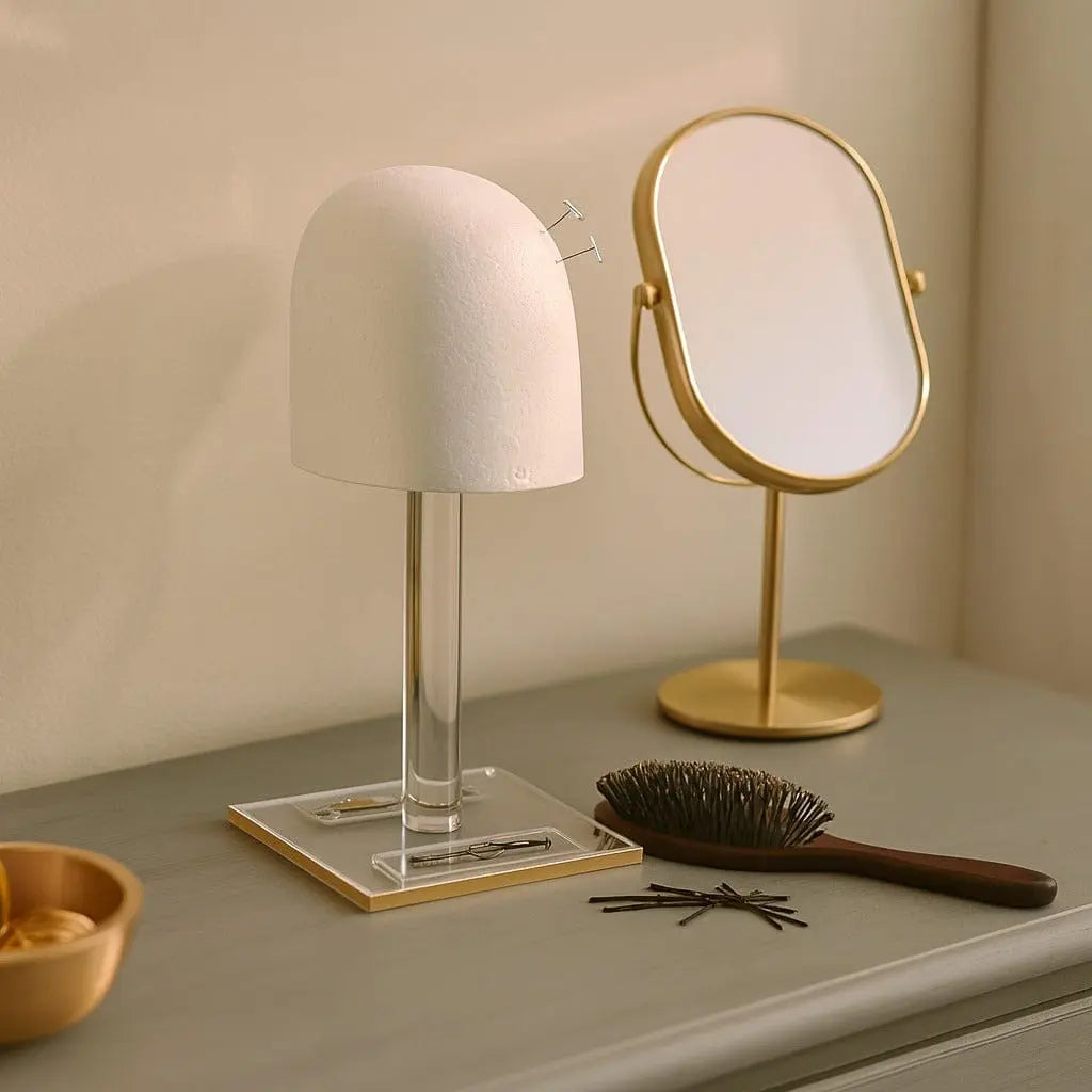 Classic Lucite Wig Head - Waterdale Collection