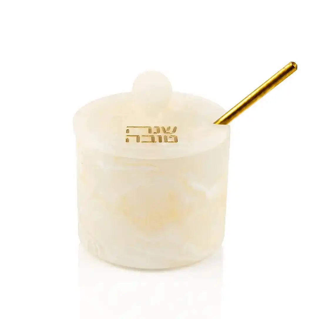 Classic Round Resin Honey Dish by Waterdale Collection