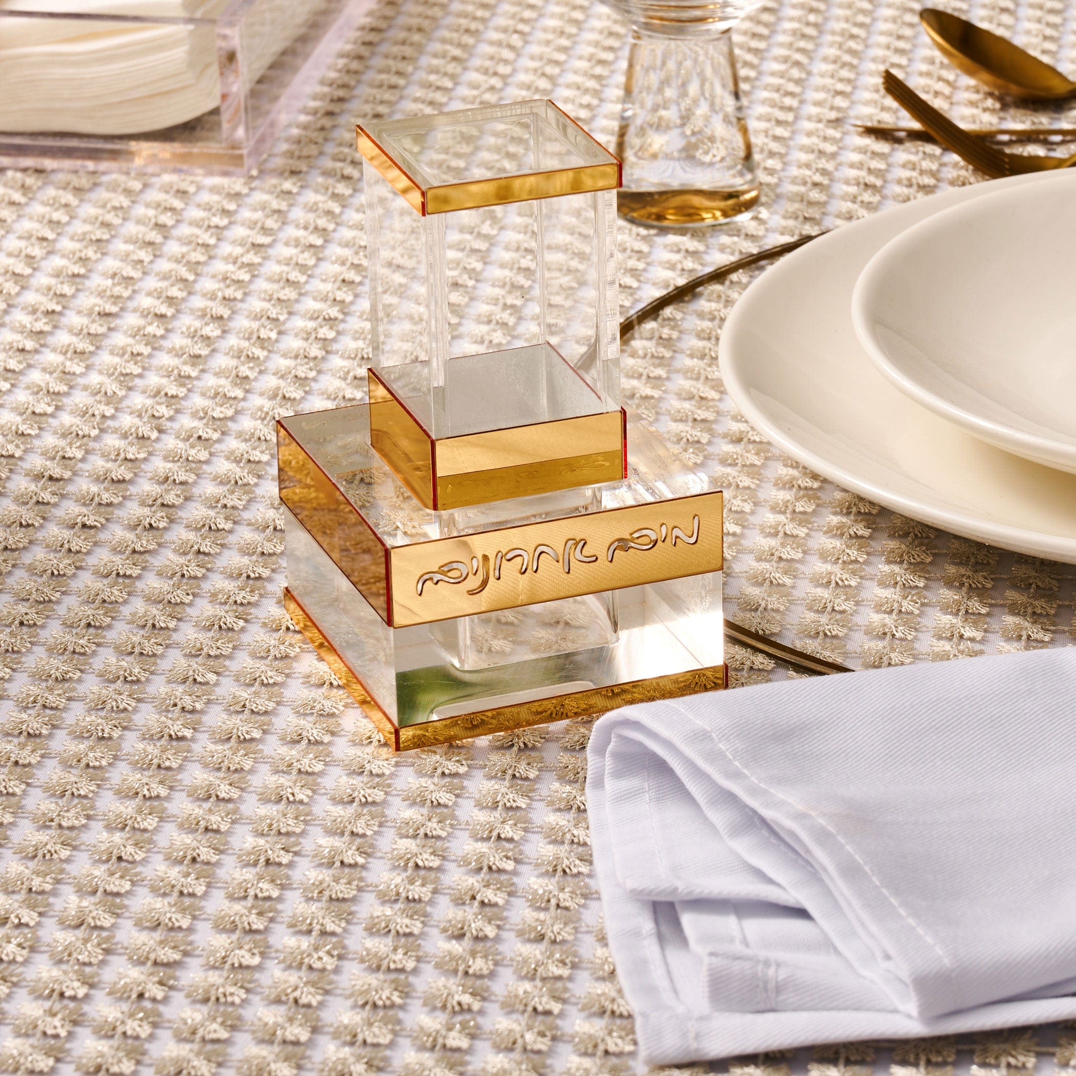 Die-Cut Mayim Achronim Set - Waterdale Collection